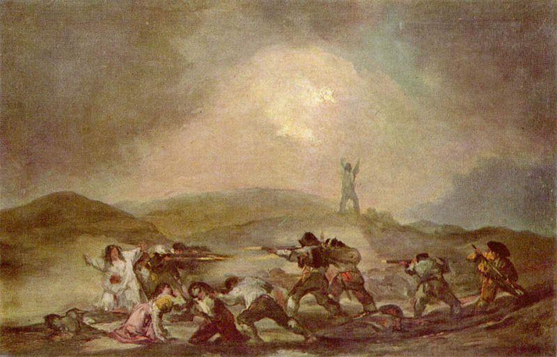 Francisco de Goya Episode aus dem spanischen Unabhangigkeitskrieg oil painting image